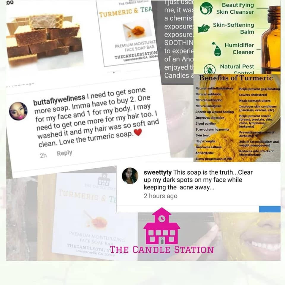 Turmeric & Tea Tree Oil Luffa Body Bar