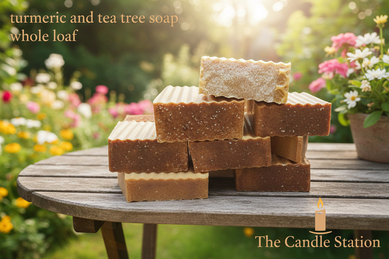 Turmeric & Tea Tree Oil Facial Cleansing Bar Loaf (Whole Sale)