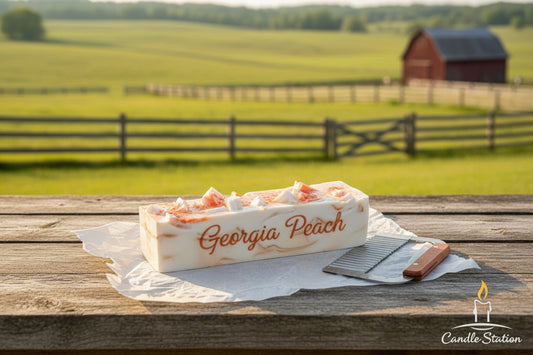 Georgia Peach goats milk natural soap