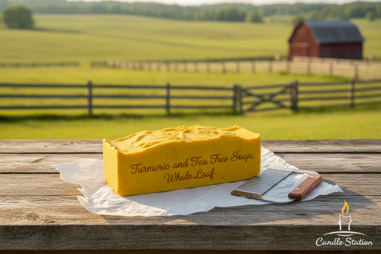 Turmeric & Tea Tree Oil Facial Cleansing Bar Loaf (Whole Sale)