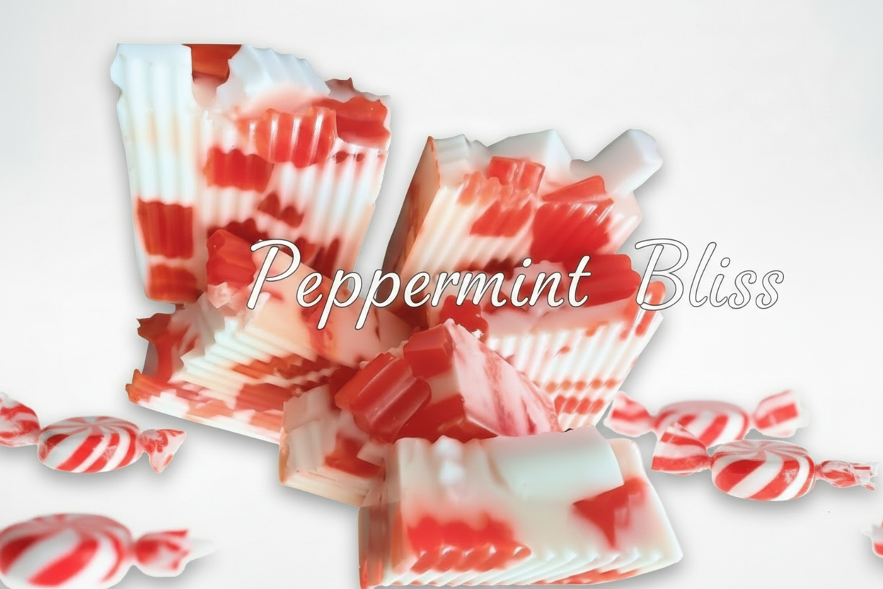 Peppermint Bliss goats milk natural soap