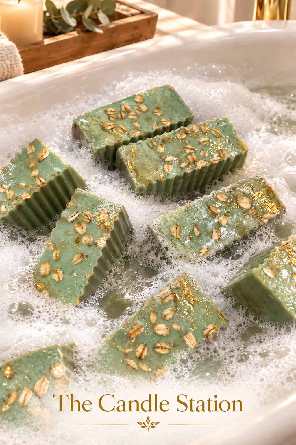 Eucalyptus Spearmint Oatmeal cleansing soap