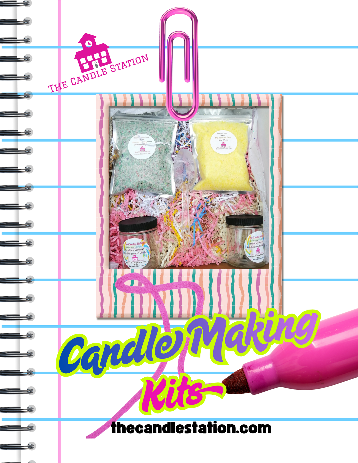 4-Count Candle Making Kit (Small Group Package)
