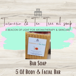 Turmeric & Tea Tree Oil Facial Cleansing Bar